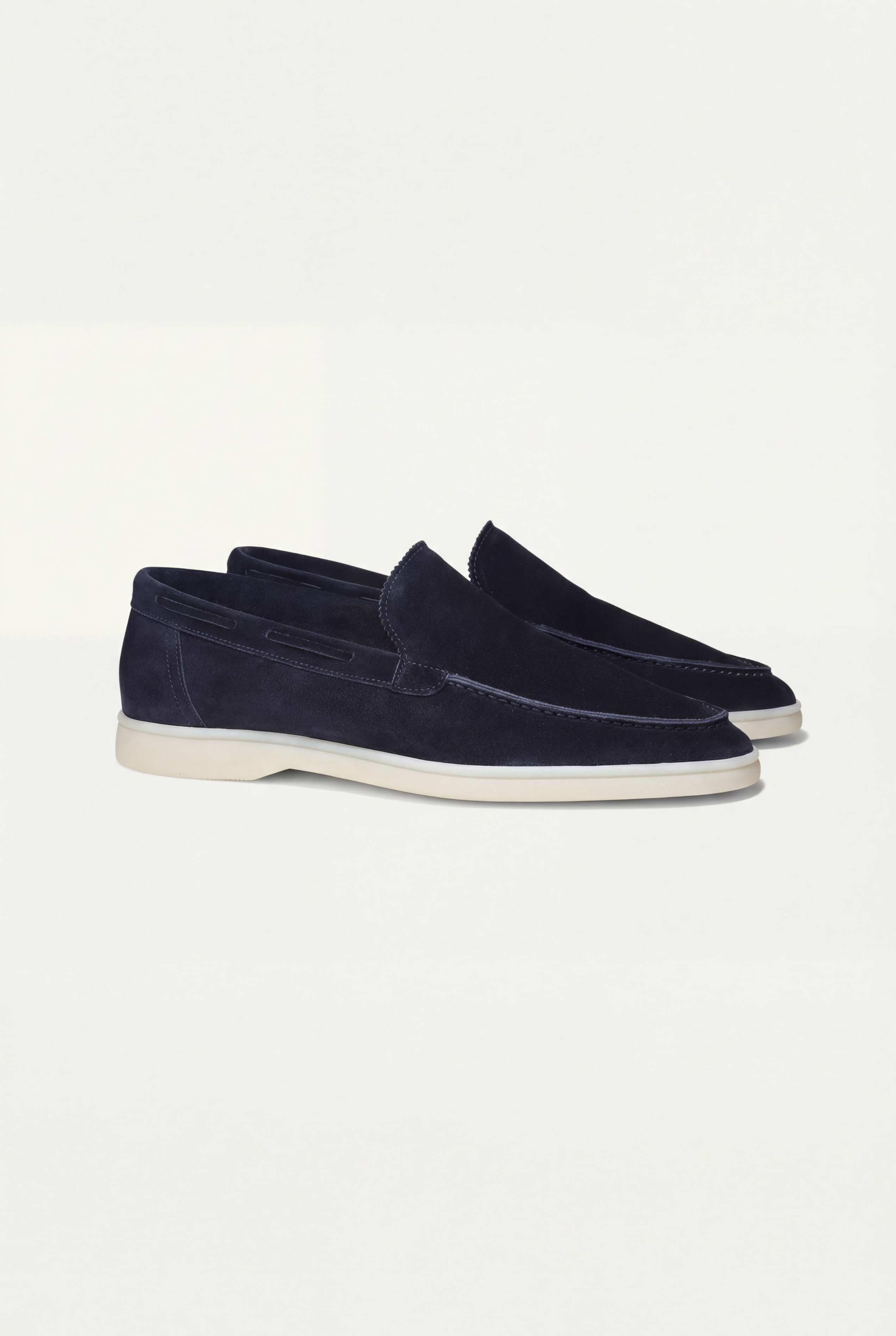 Moreno Classic Suede Loafer Navy