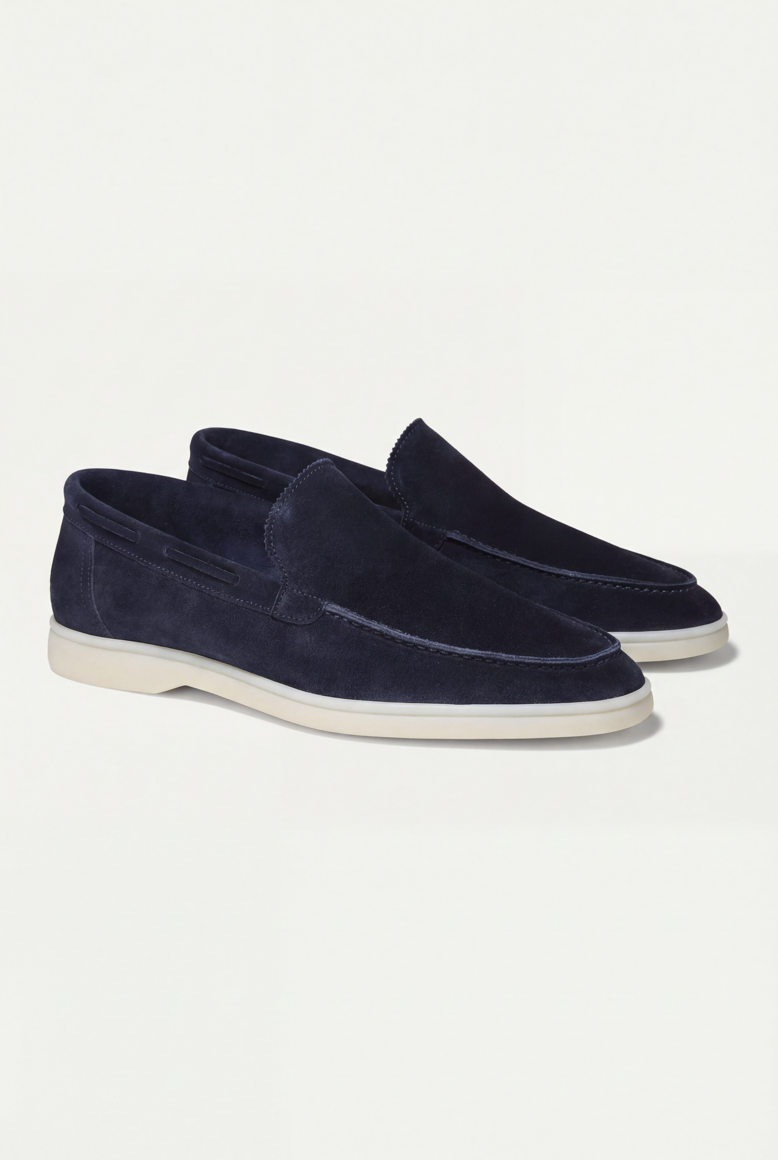 Moreno Classic Suede Loafer Navy