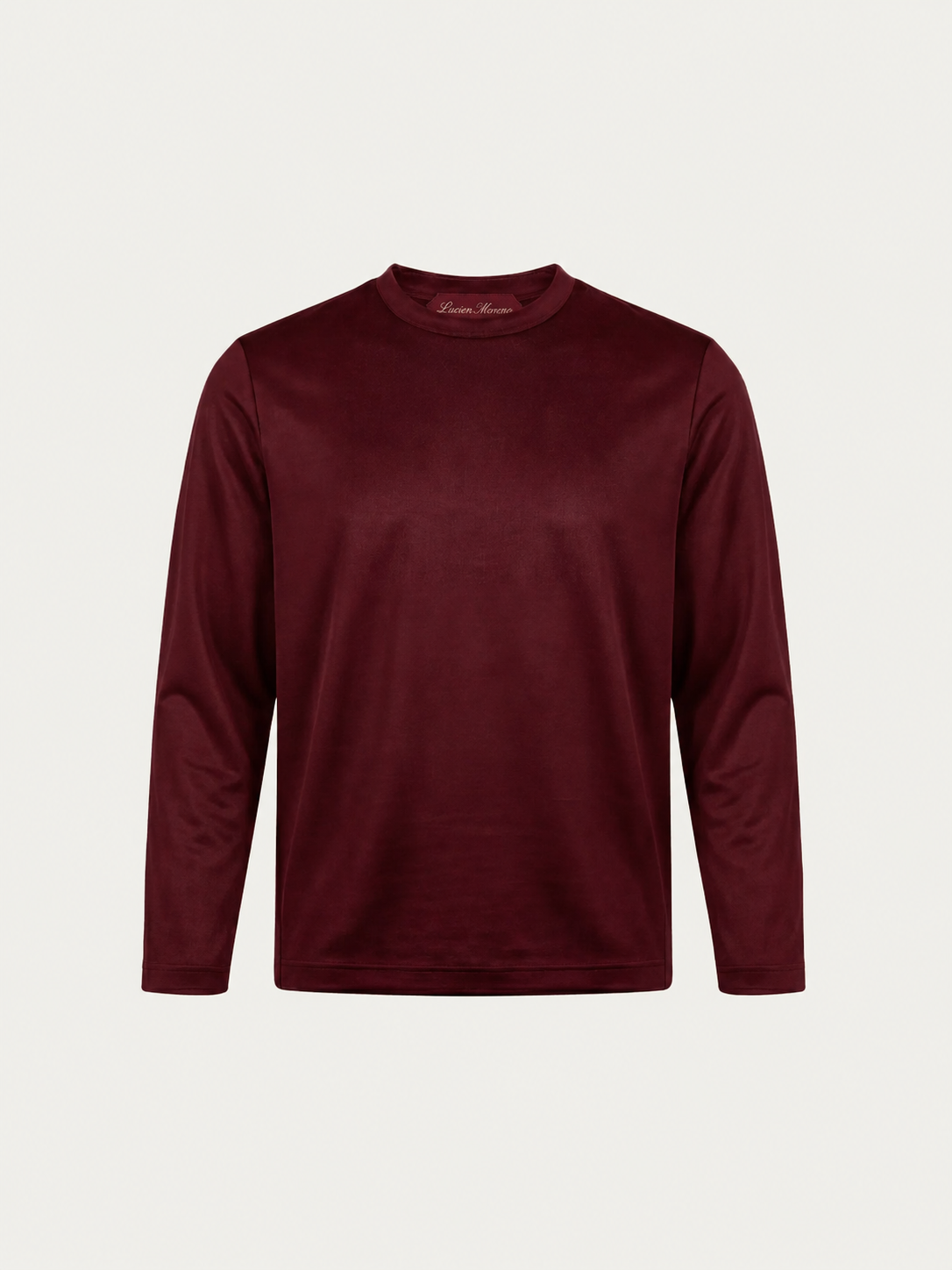 Moreno Long Sleeve Tee Burgundy