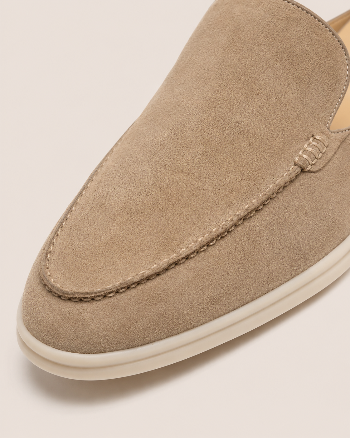 Classic Suede Mule Beige