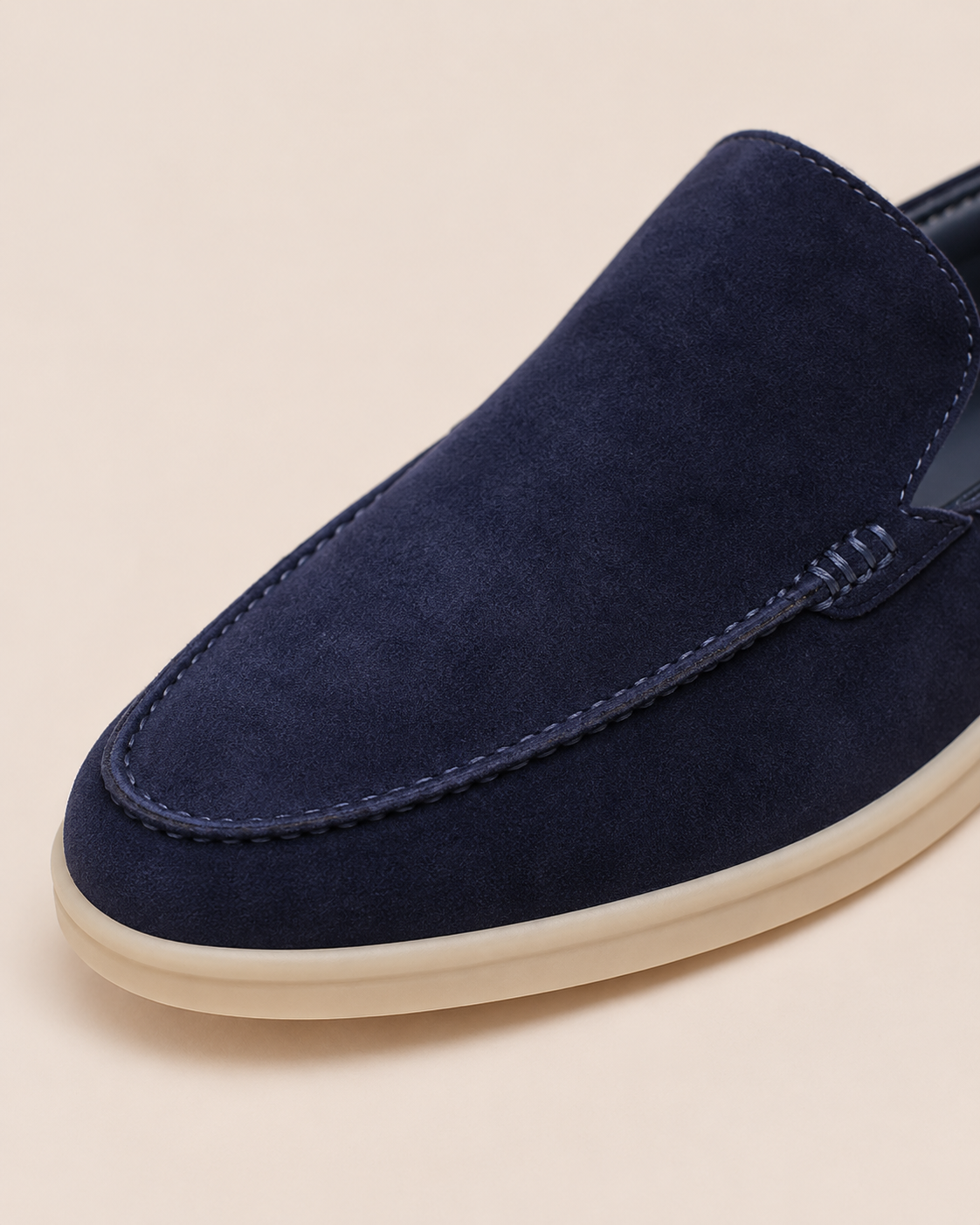 Classic Suede Mule Dark Blue