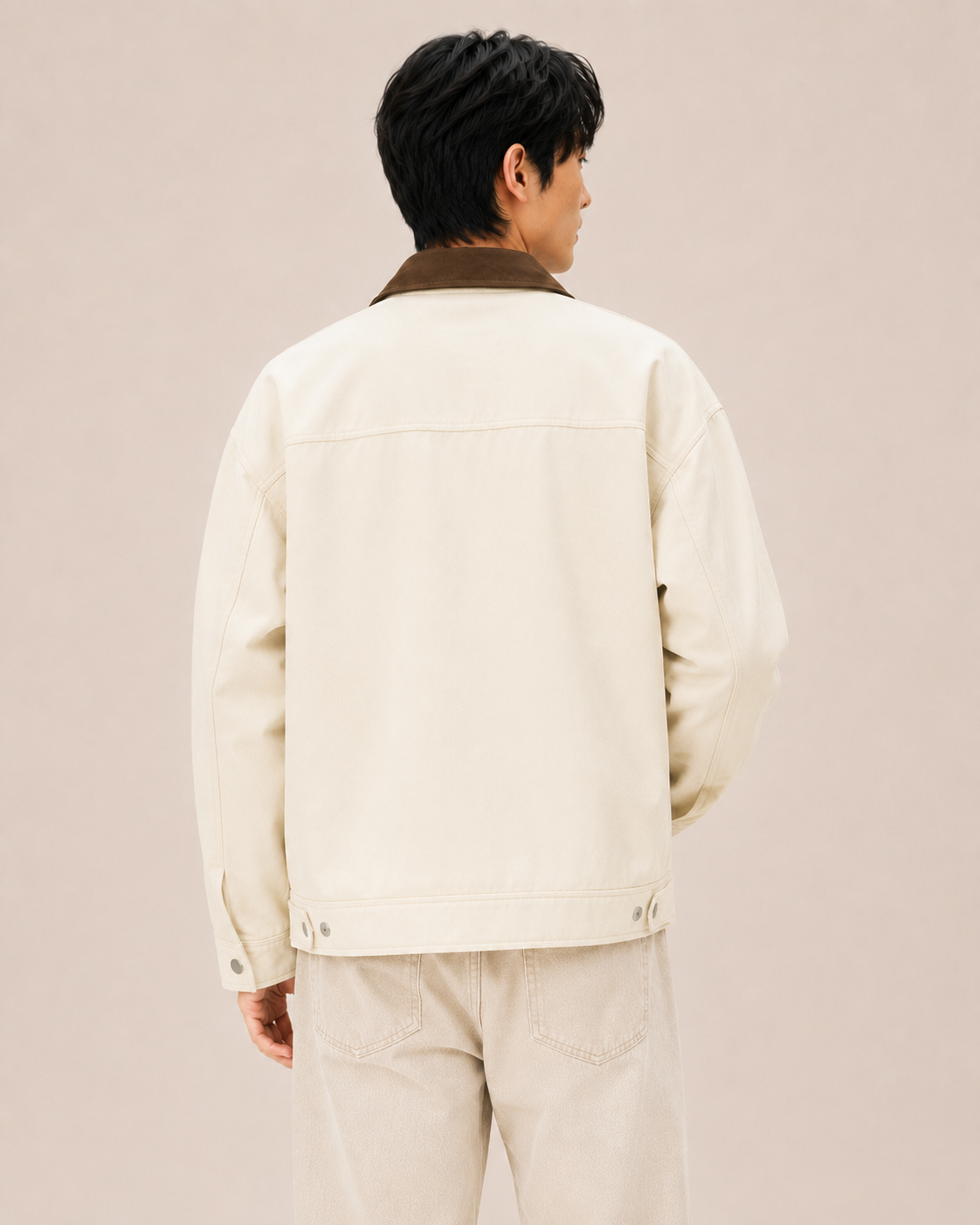 Cream Sable Workwear Jacket