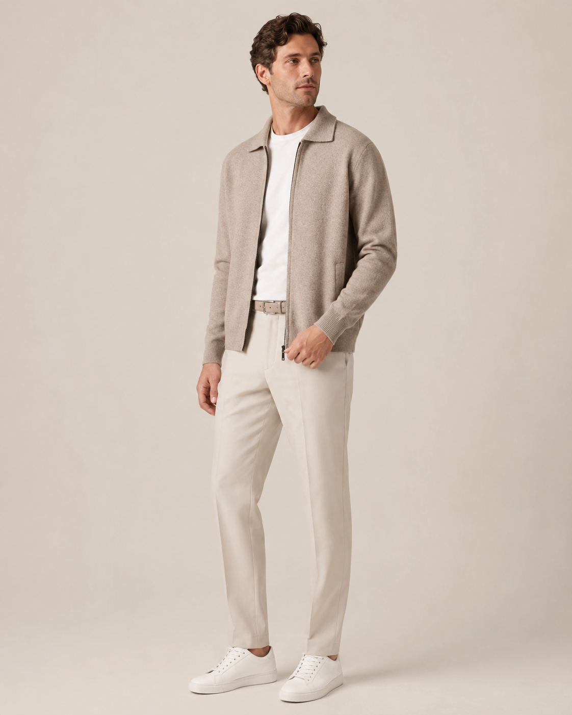 Sand Mistral Zip Jacket