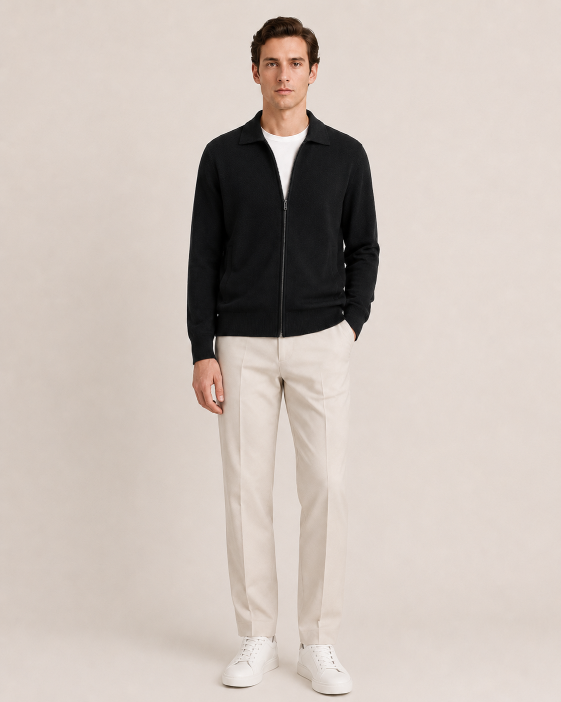 Noir Mistral Zip Jacket