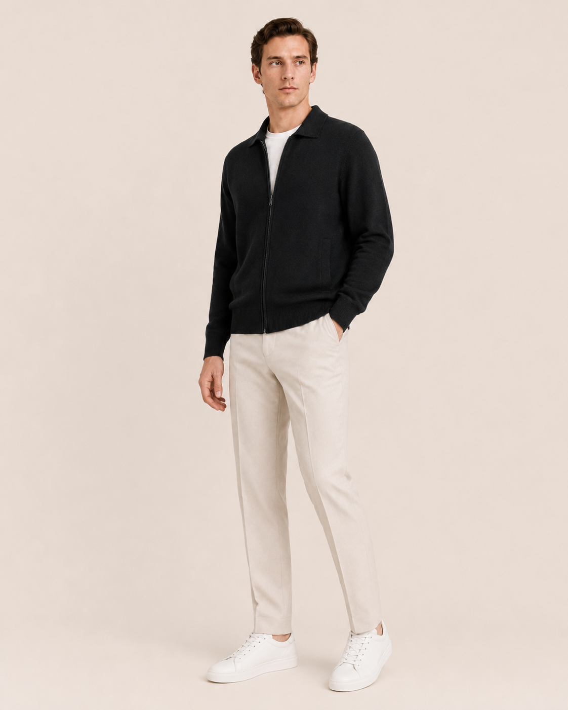 Noir Mistral Zip Jacket