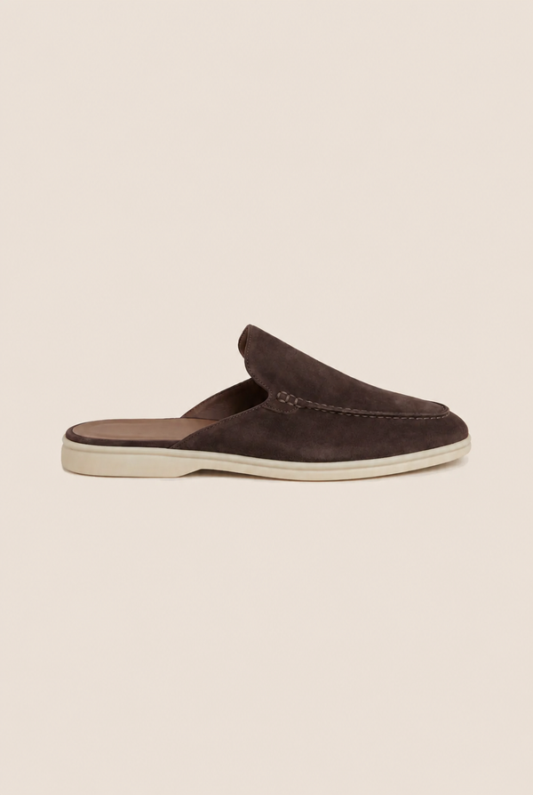 Lady Espresso Brown Yacht Slipper