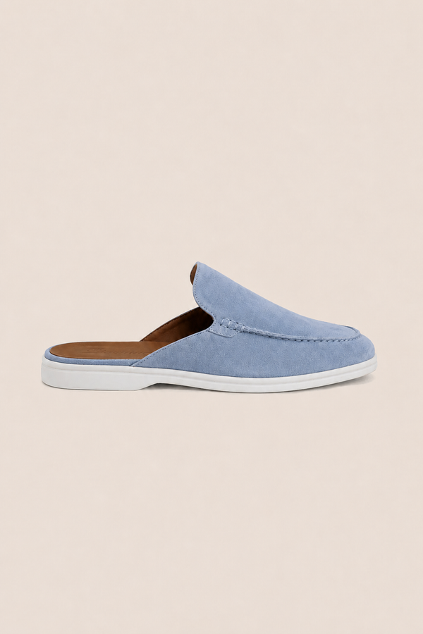Lady Light Blue Yacht Slipper