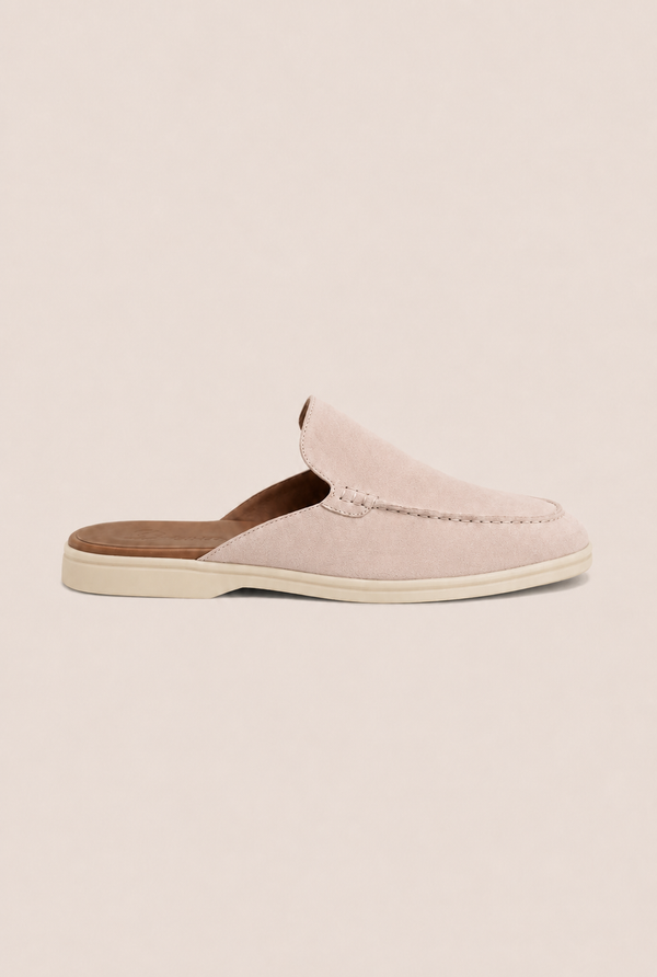 Lady Creamy White Yacht Slipper