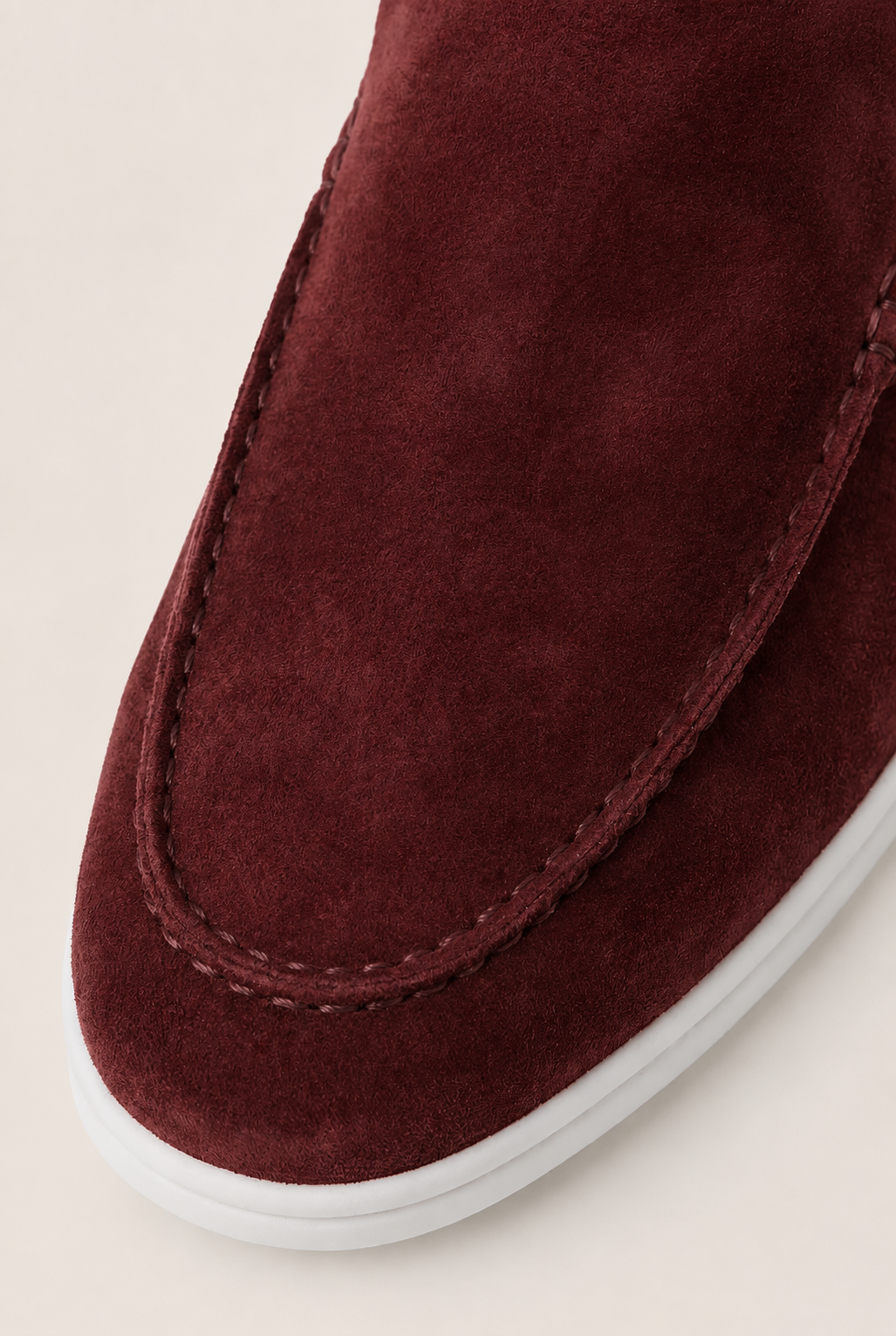 Classic Suede Mule Burgundy