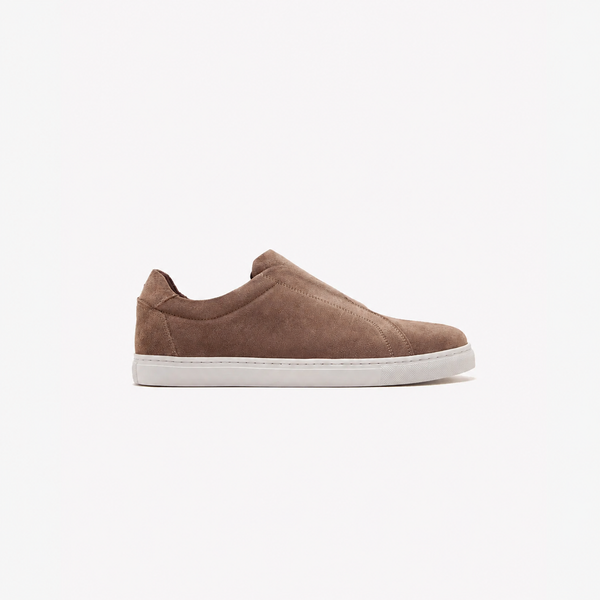 Monaco Suede Sneaker Taupe