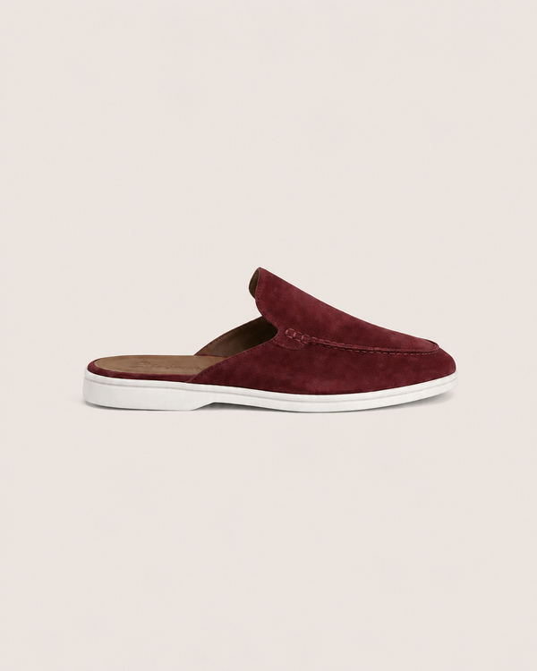 Lady Burgundy Yacht Slipper