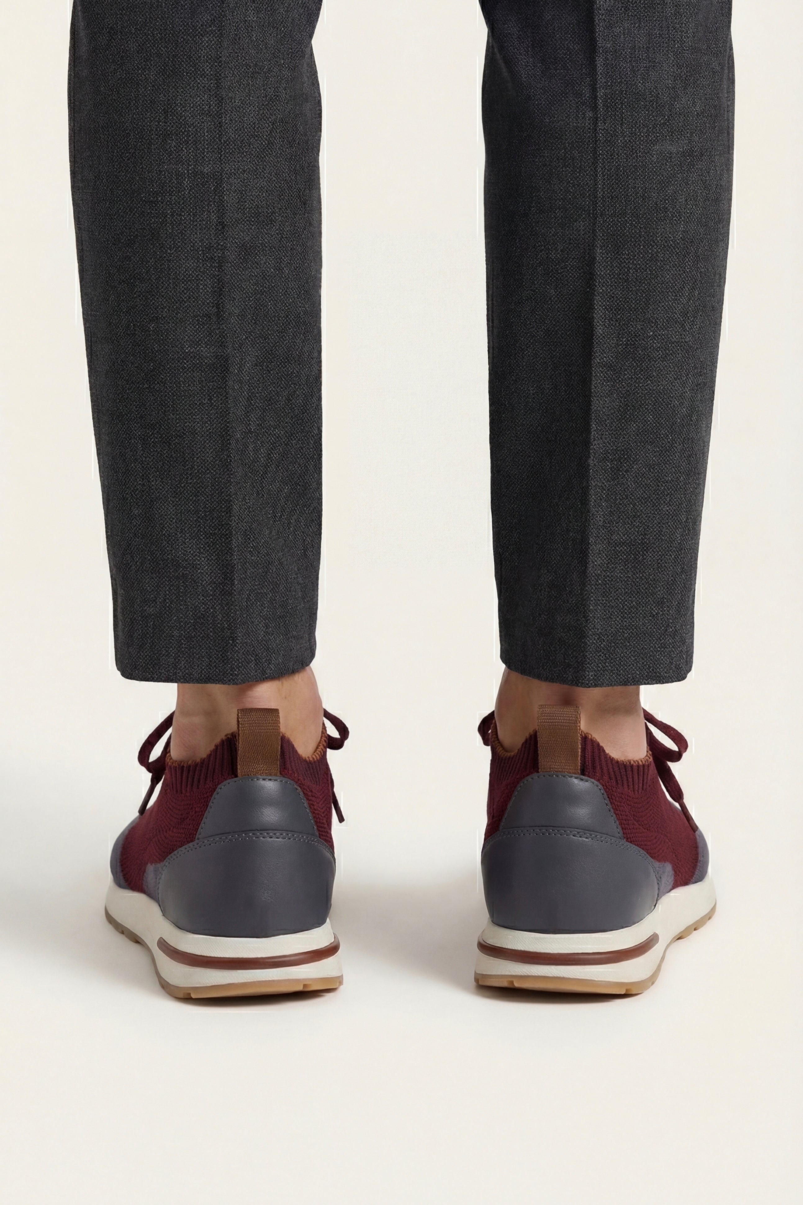 Moreno Mesh Slip-On Burgundy