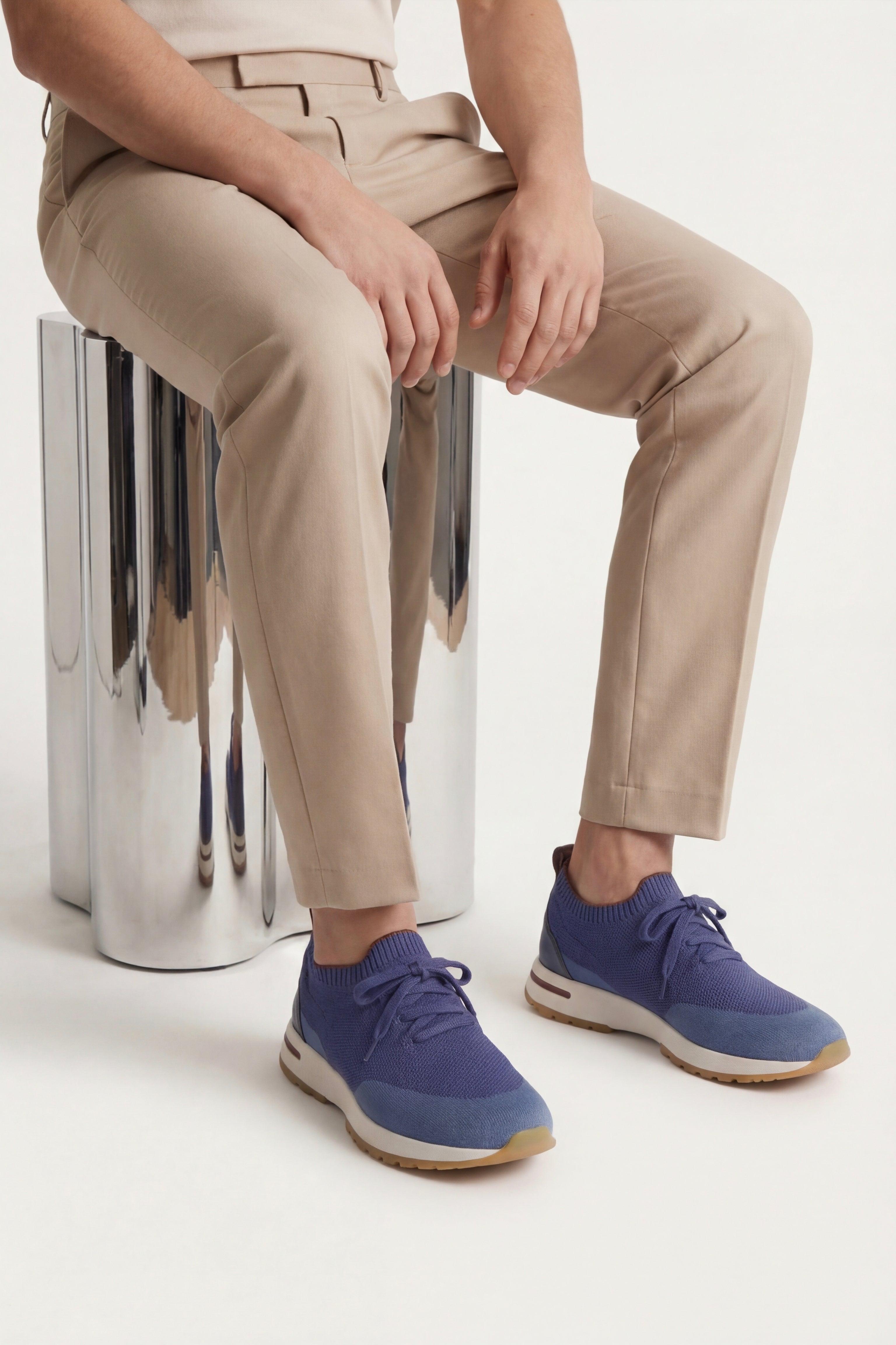 Moreno Mesh Slip-On Blue/Light Blue