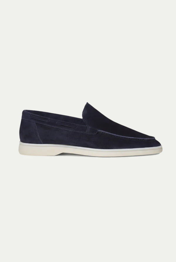 Moreno Classic Suede Loafer Navy