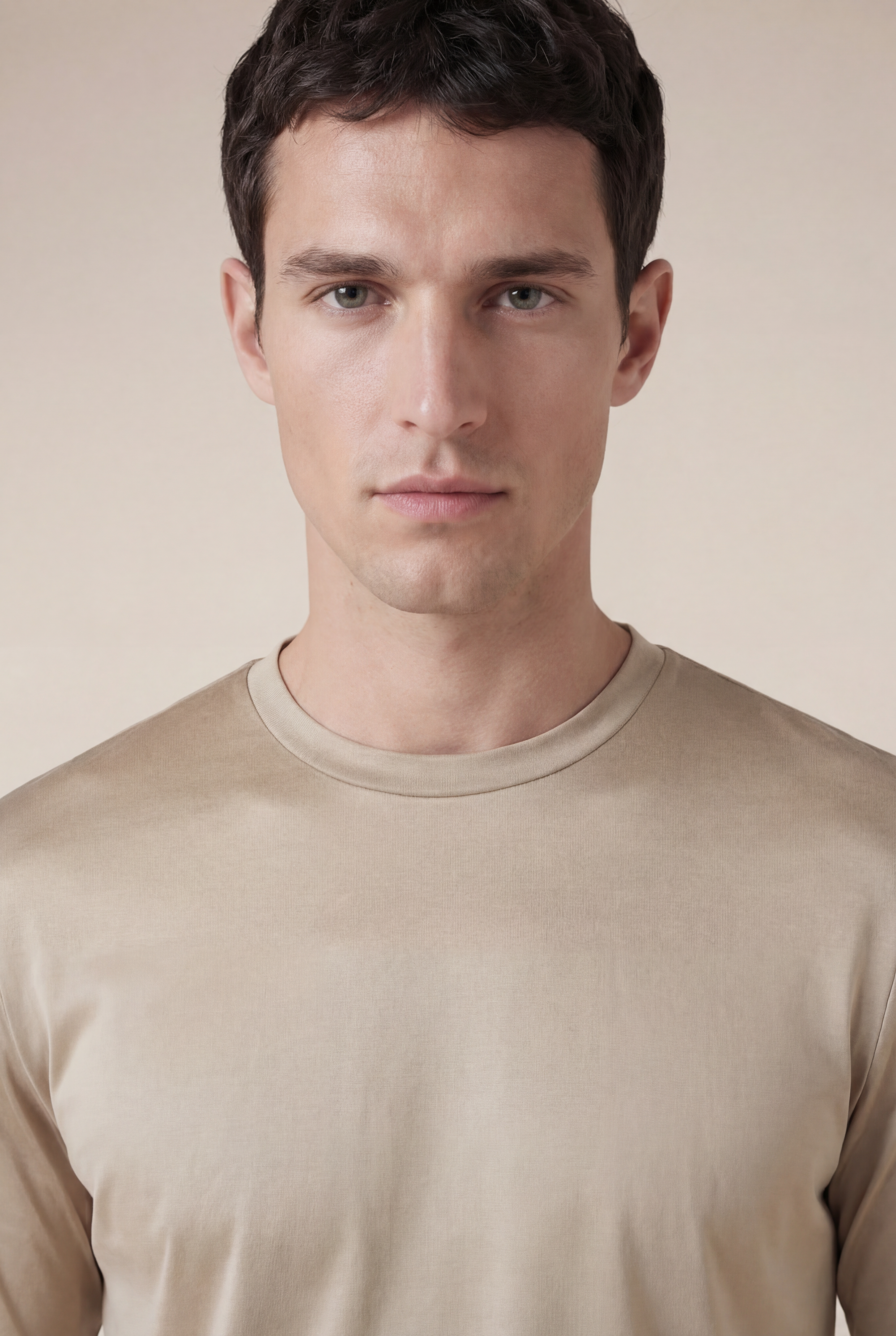 Moreno Long Sleeve Tee Beige