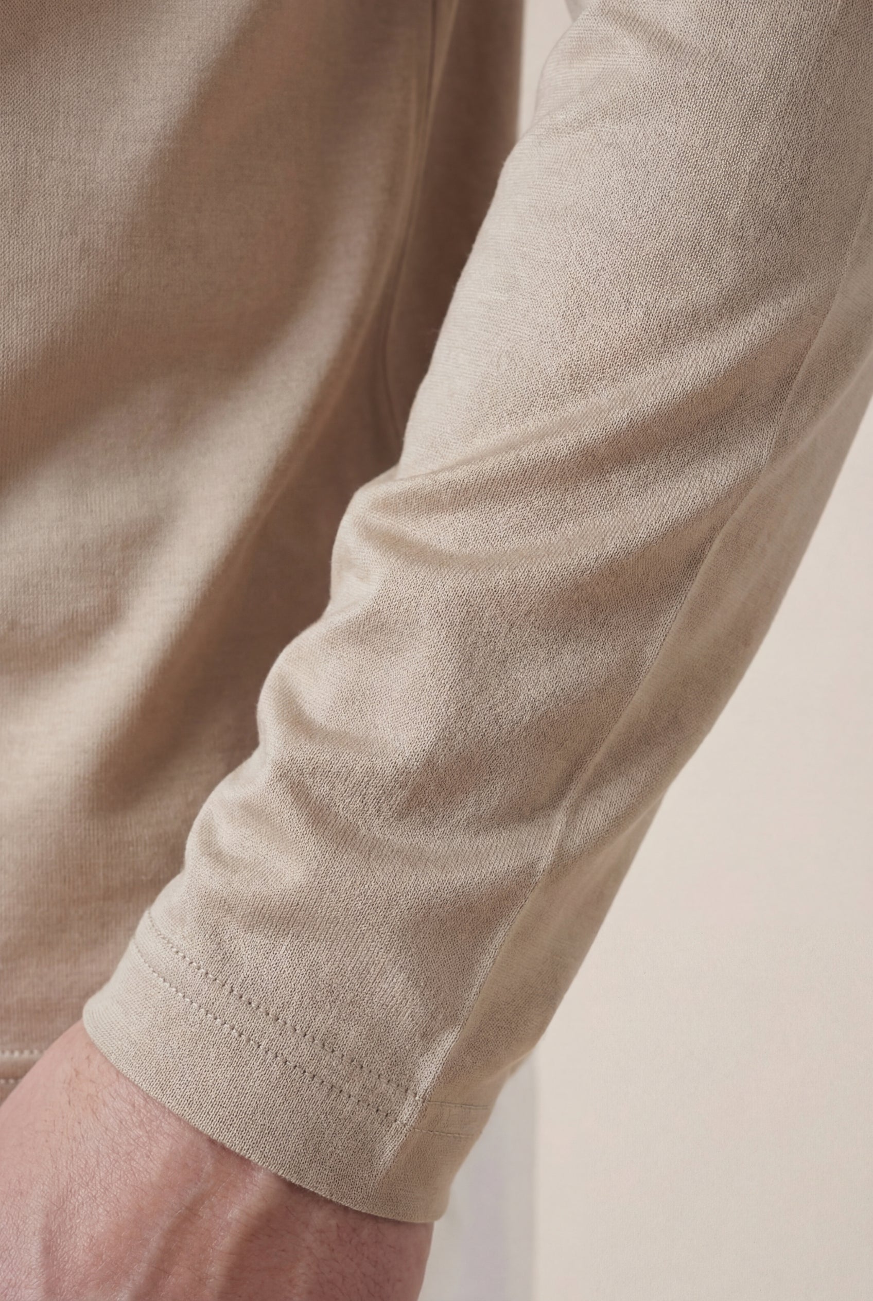 Moreno Long Sleeve Tee Beige