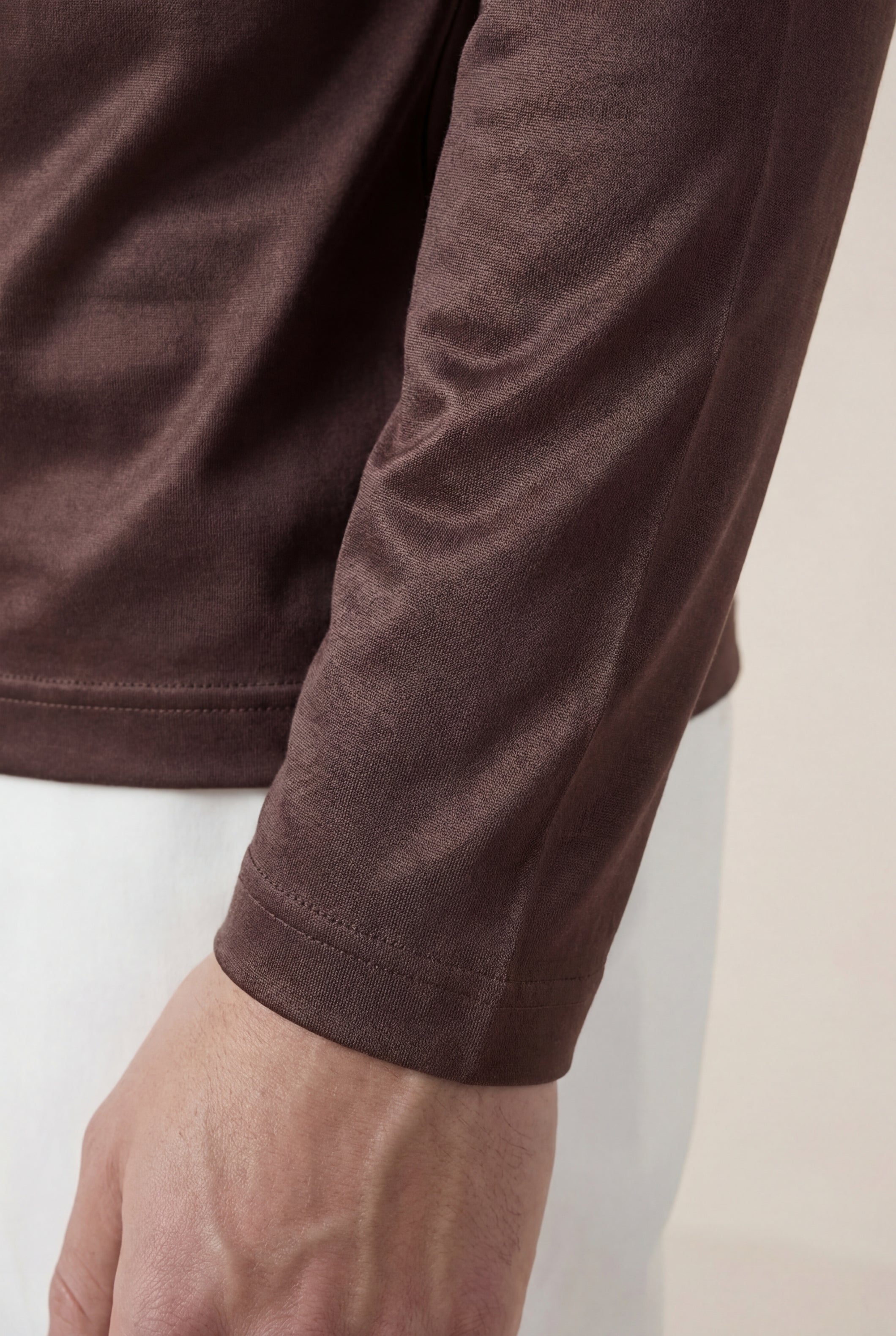 Moreno Long Sleeve Tee Brown