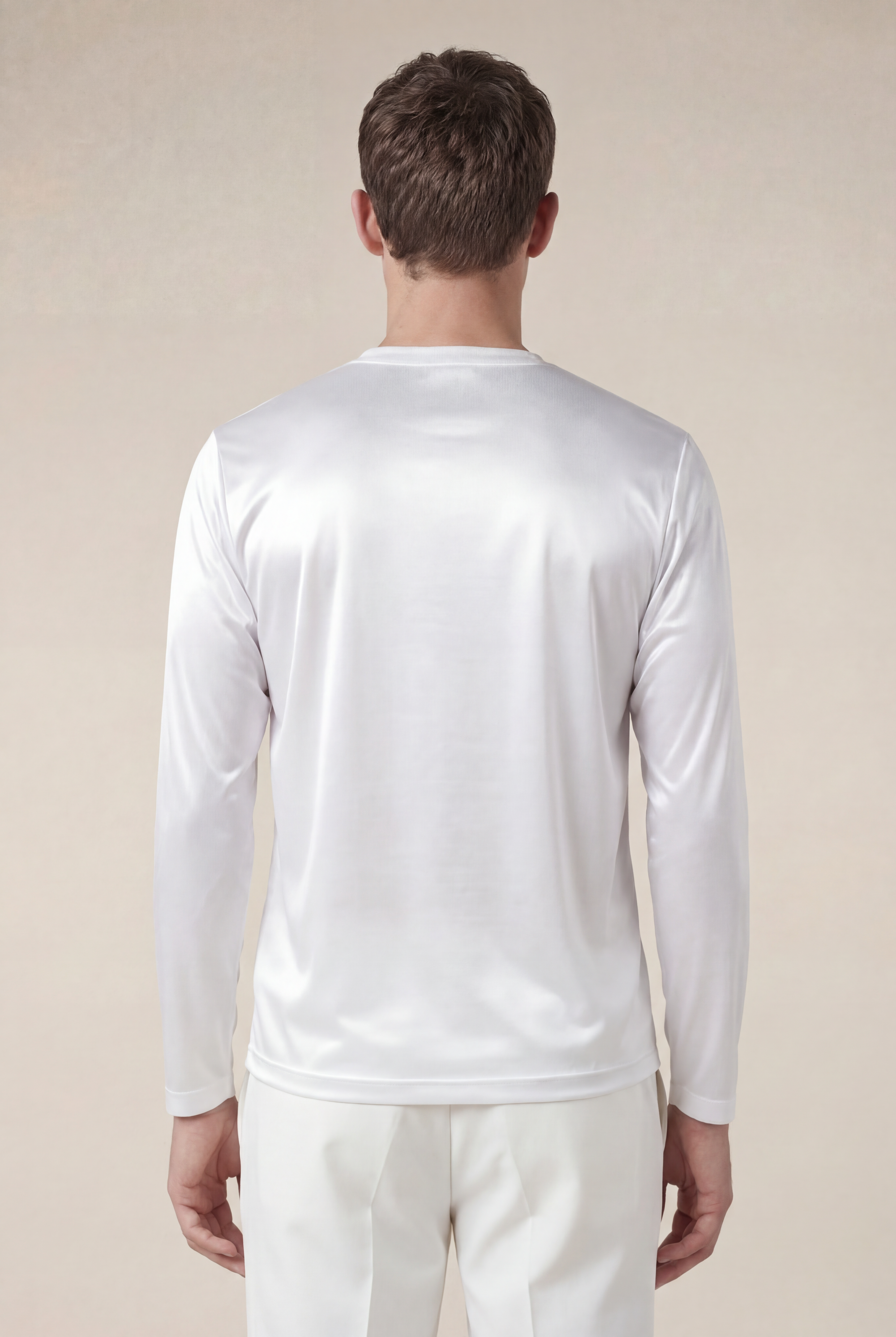 Moreno Long Sleeve Tee White