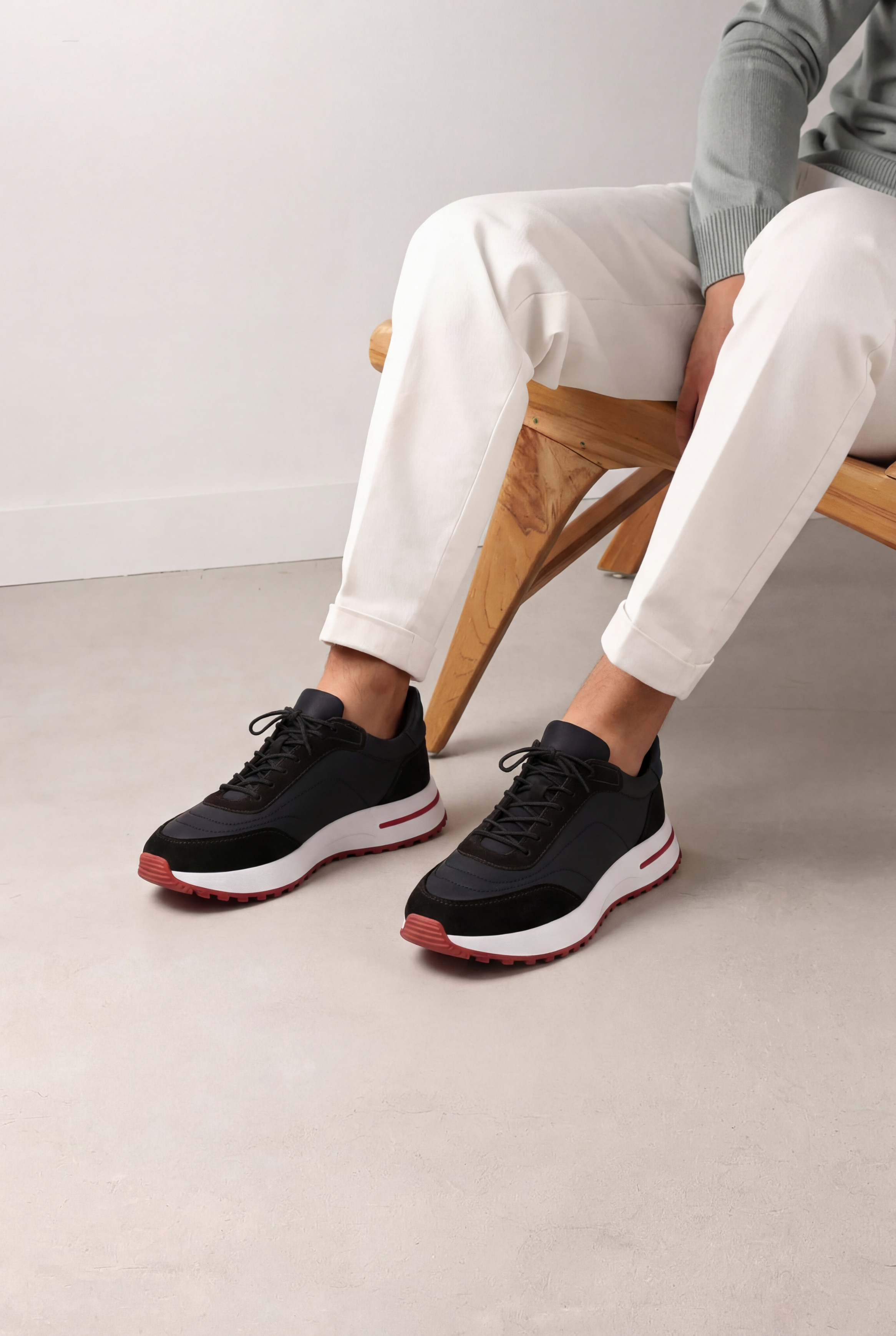 Moreno Sneaker Suede Black