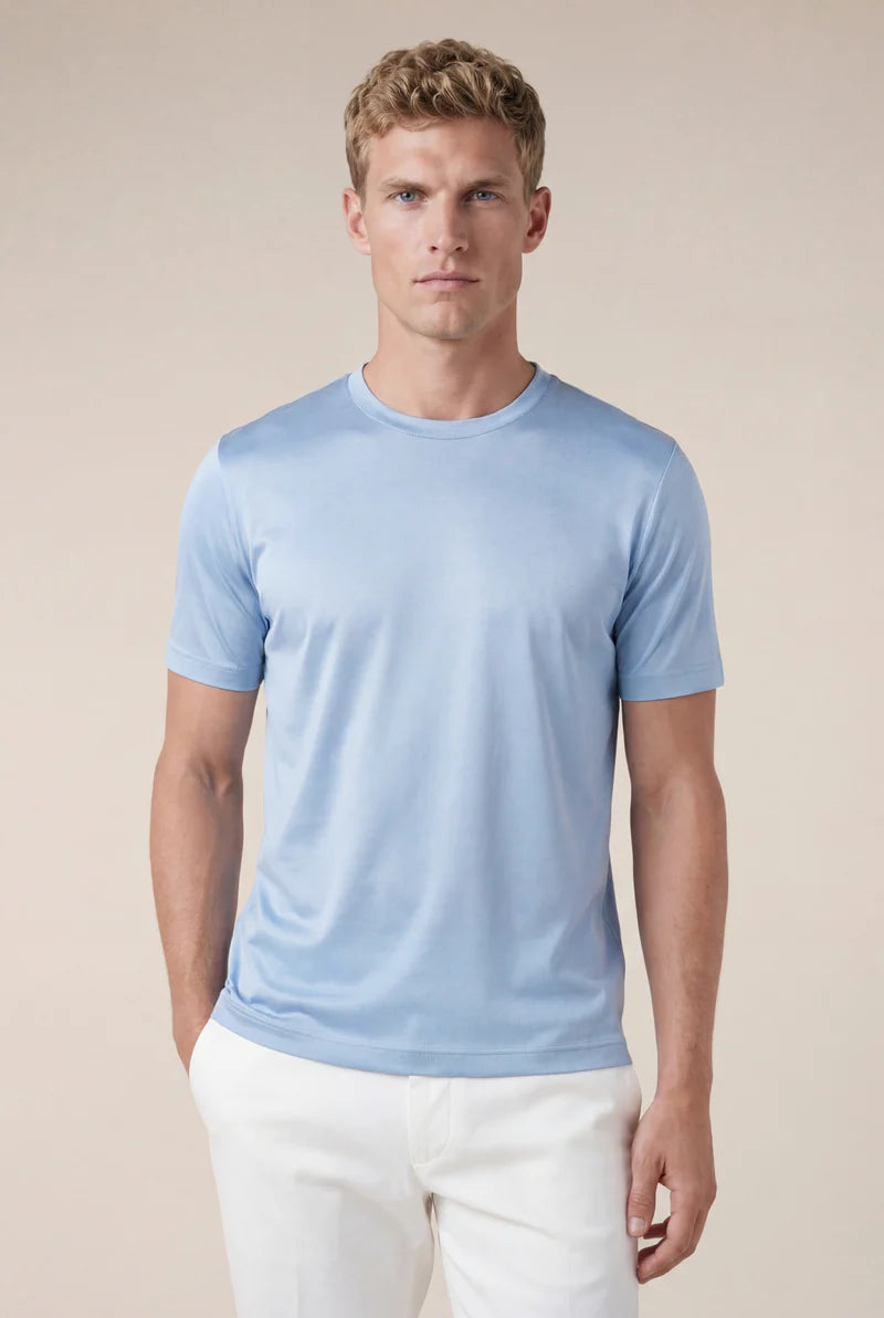 Moreno Short Sleeve Tee Baby Blue