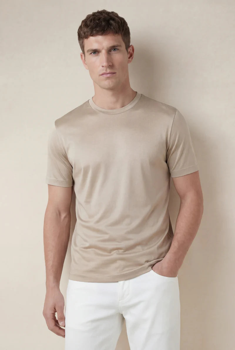 Moreno Short Sleeve Tee Beige