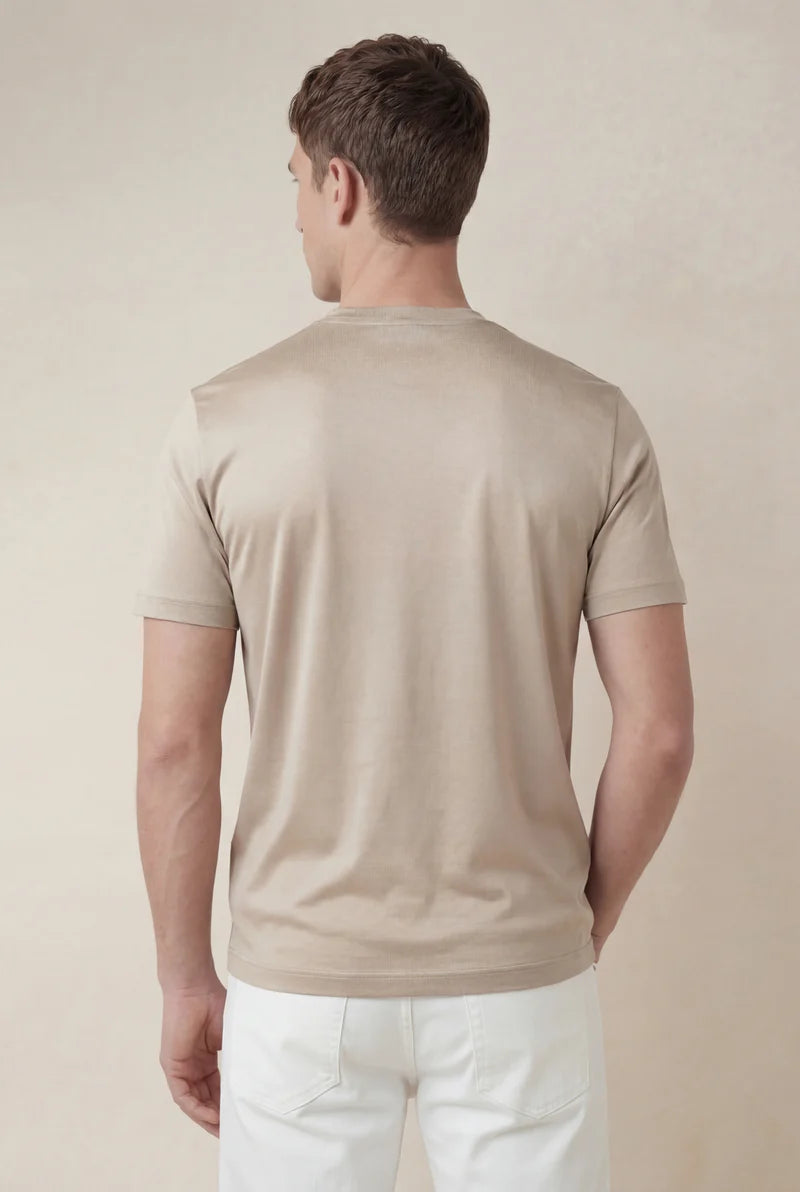 Moreno Short Sleeve Tee Beige