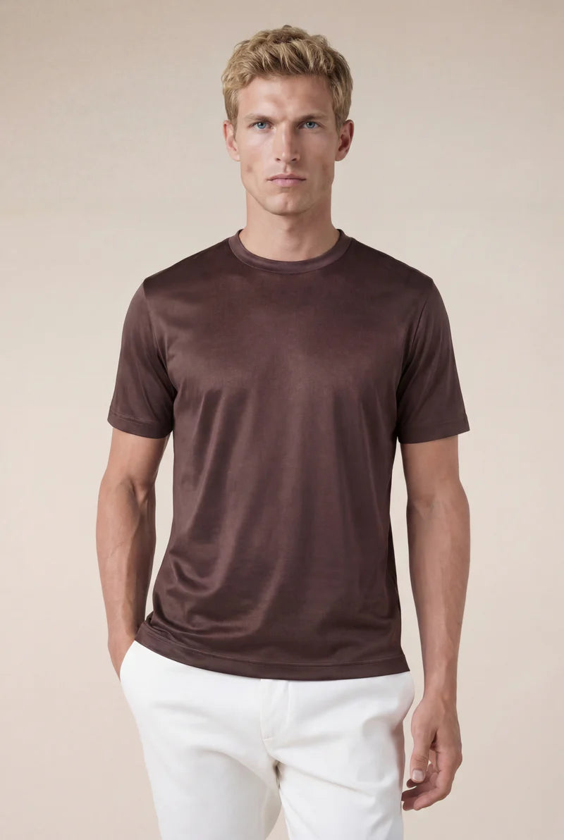 Moreno Short Sleeve Tee Brown