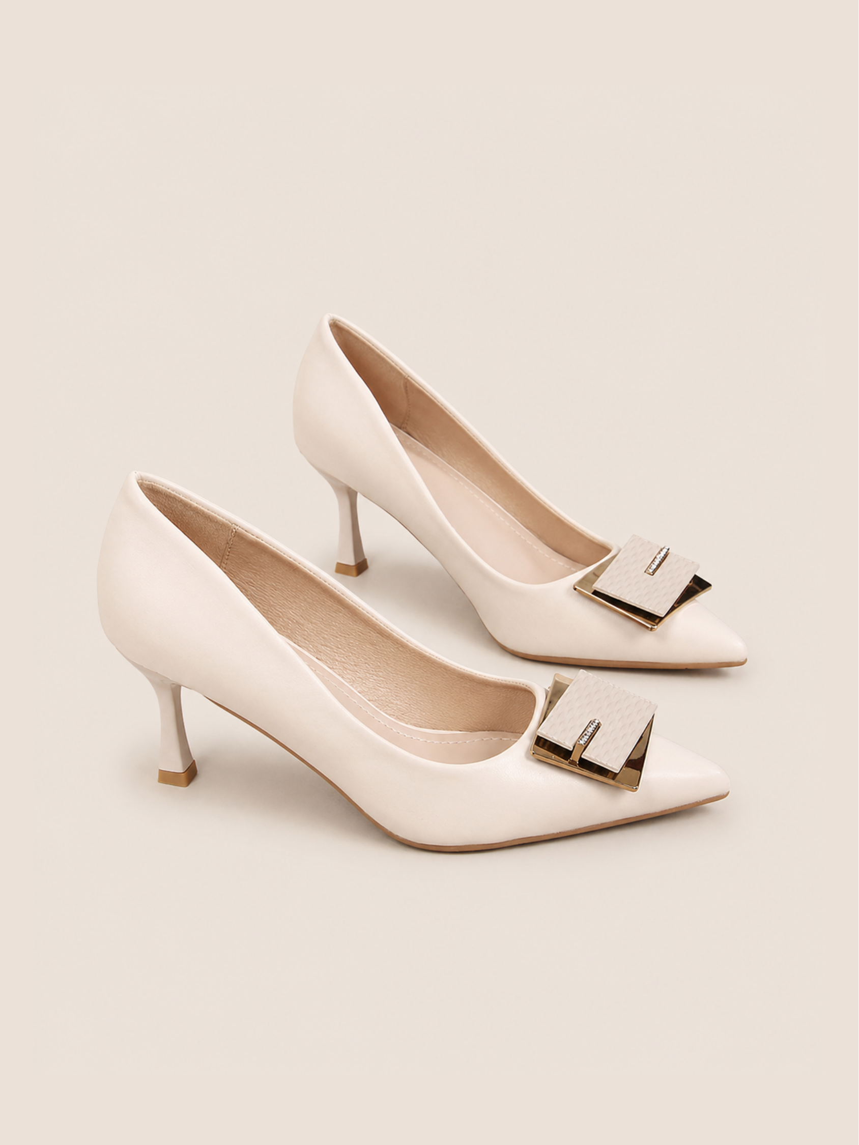 Moreno Carré Kitten Heel