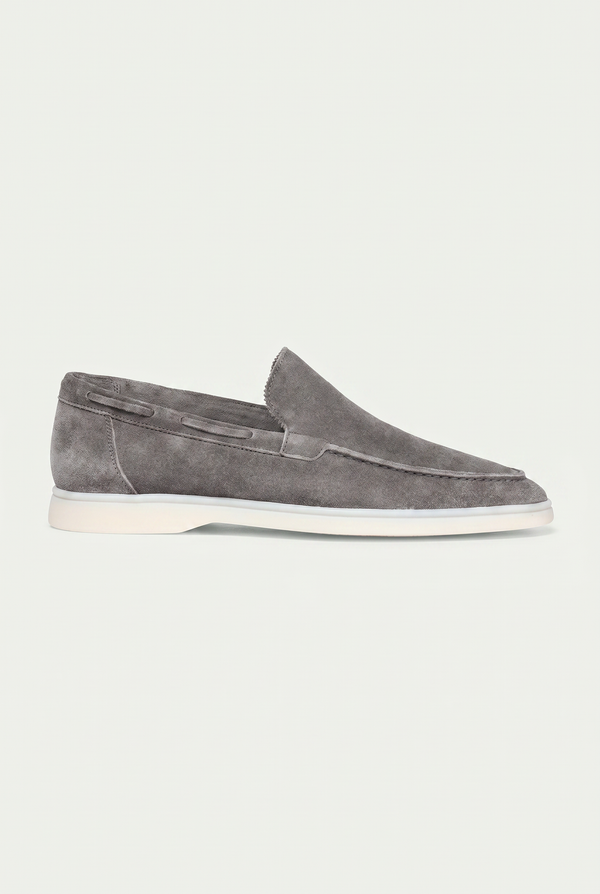 Moreno Classic Suède Loafer Grey