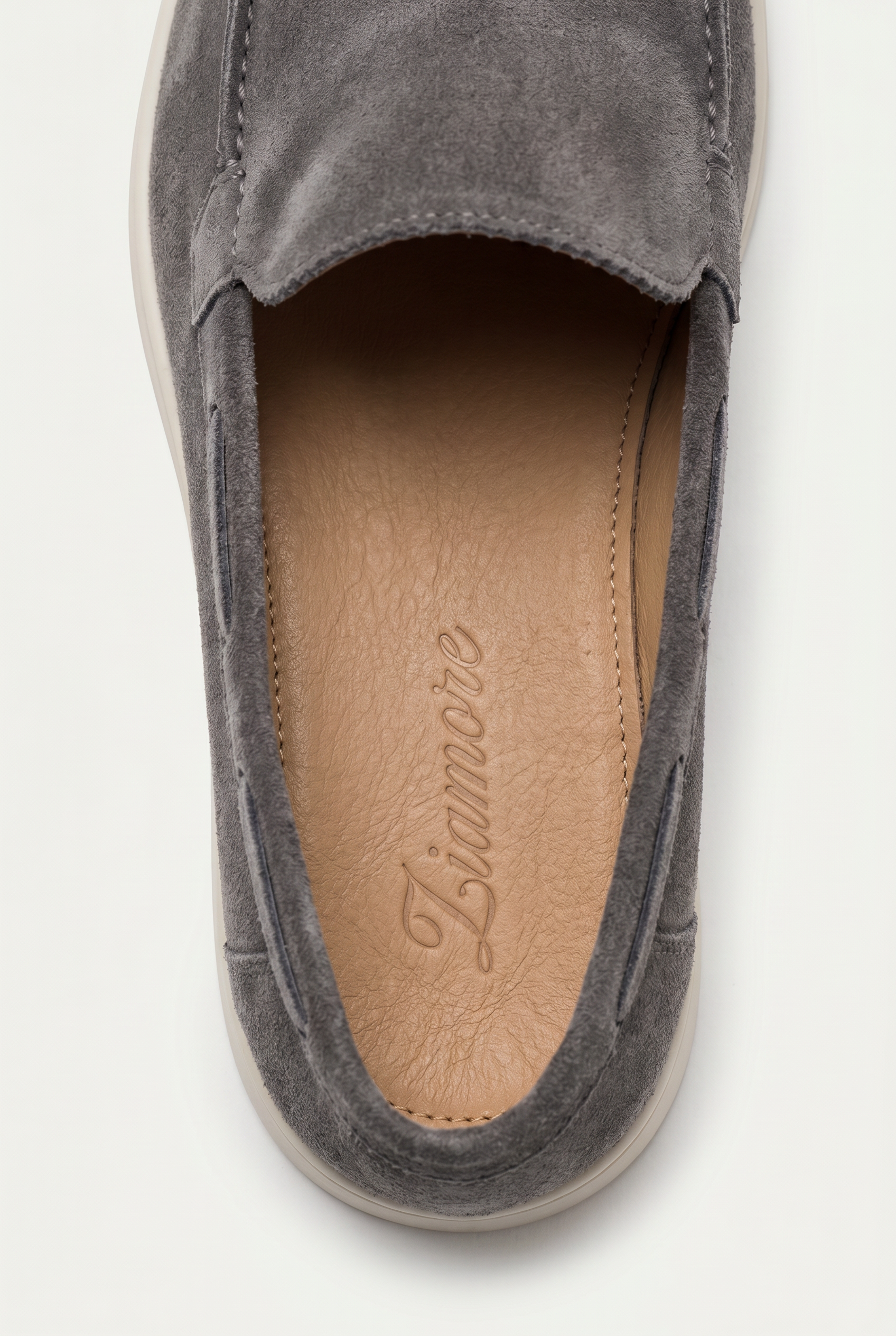 Moreno Classic Suède Loafer Grey
