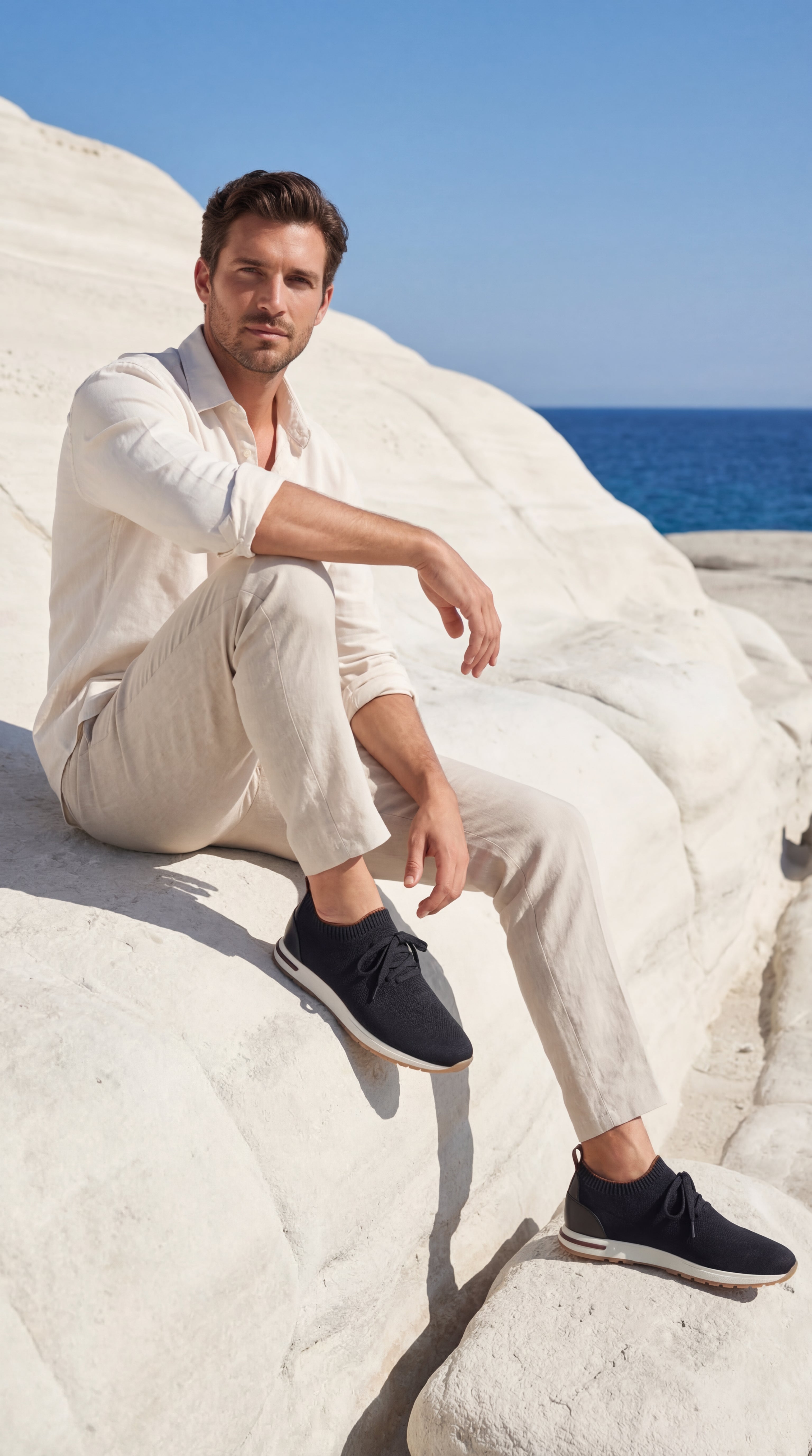 Moreno Mesh Slip-On Black