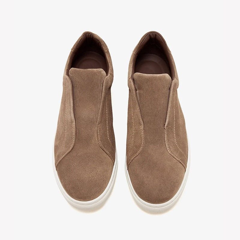 Monaco Suede Sneaker Taupe