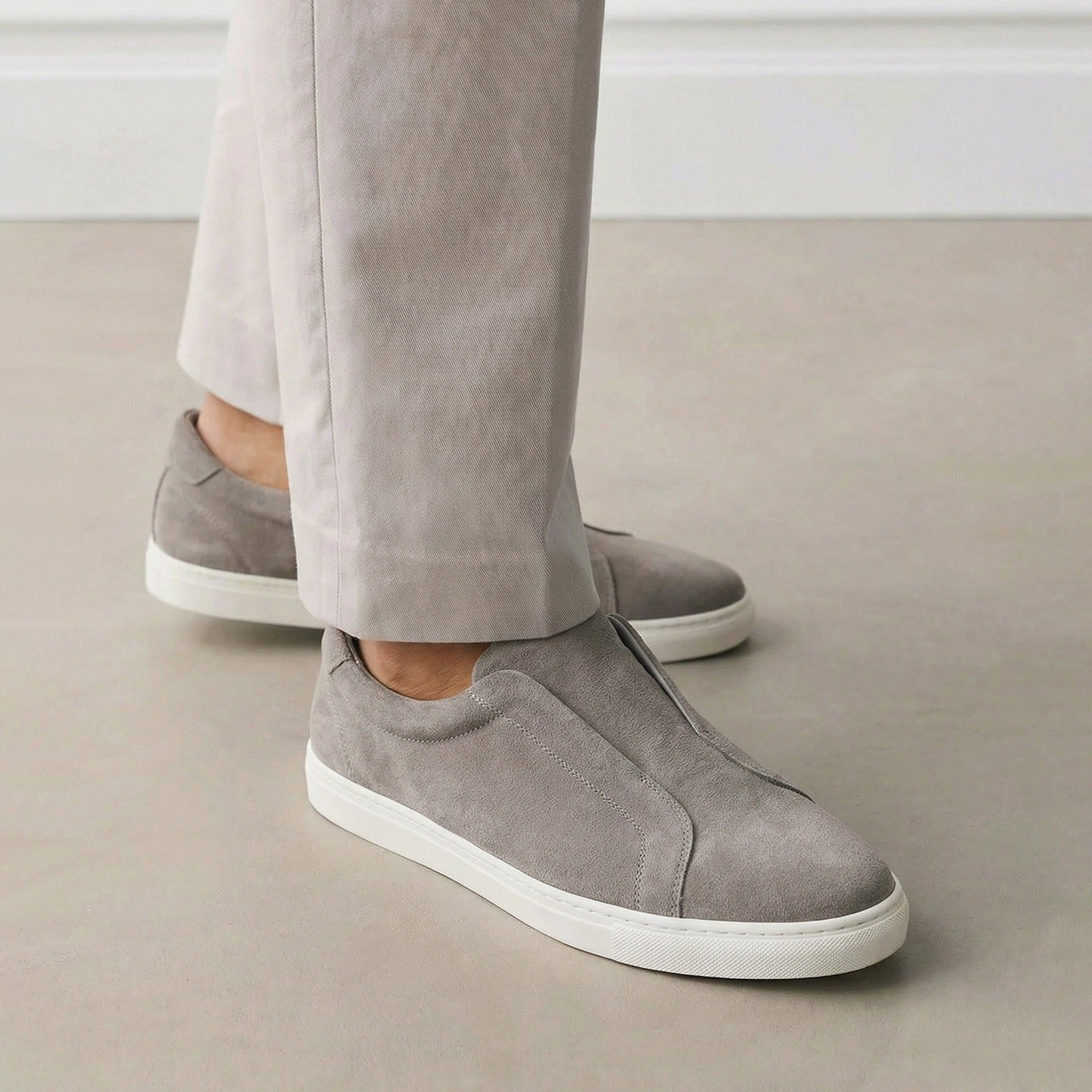Monaco Suede Sneaker Grey