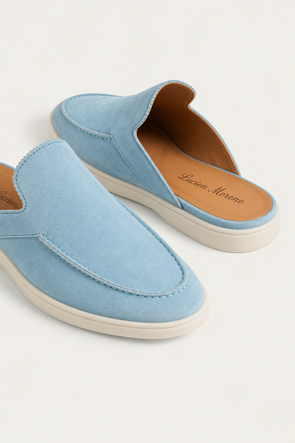 Yacht Suède Mule V2 Sky